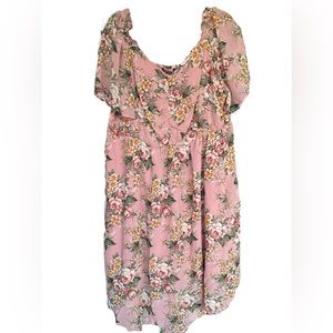 Bloomchic Pink Floral Dress NWT